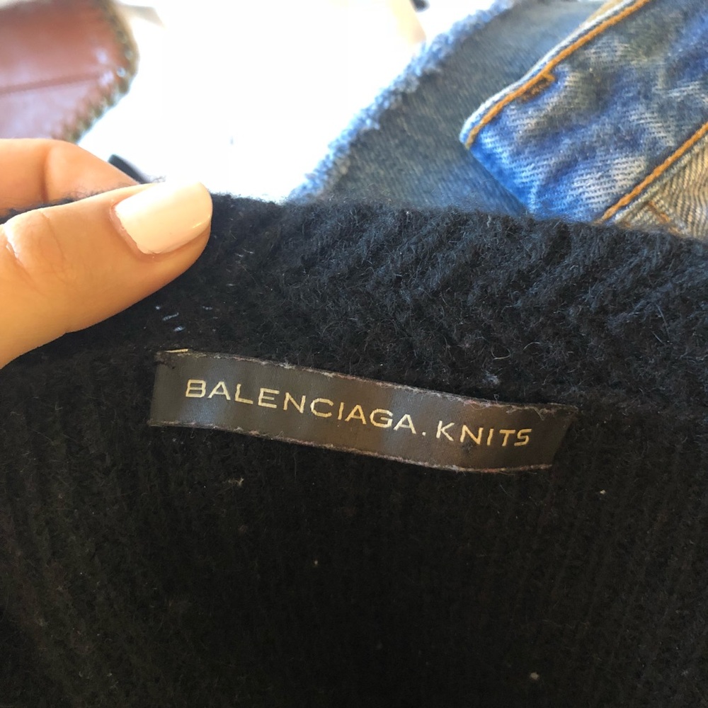 Vintage Balenciaga Knit Sweater Dress - Picture 3 of 3